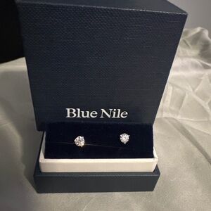 Blue Nile Diamond Stud Earrings
